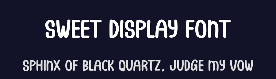 Sweet Display Font by andikastudio — Display Font — thumbnail 2