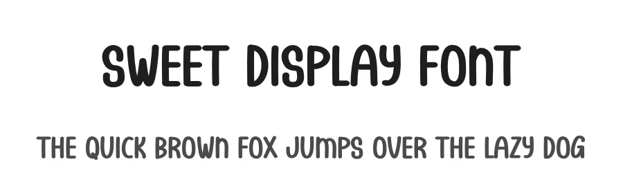 Sweet Display Font by andikastudio — Display Font