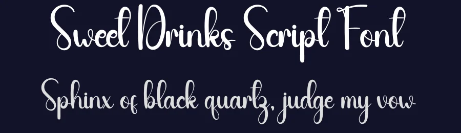 Sweet Drinks Script Font by andikastudio — Script Handwritten Font — thumbnail 2
