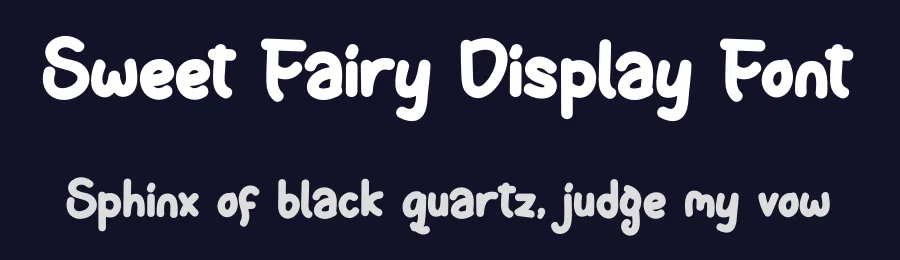 Sweet Fairy Display Font by twinletter — Display Font — thumbnail 2