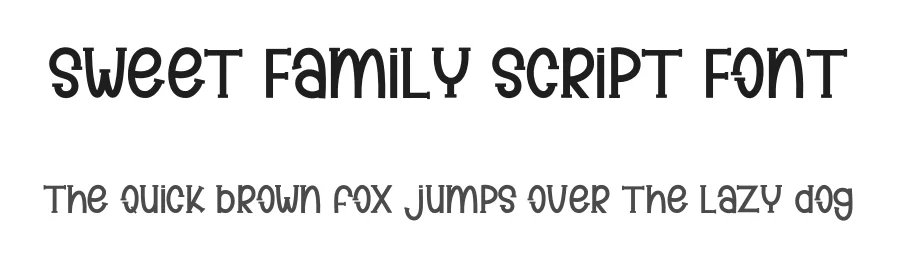 Sweet Family Script Font by inermediaSTUDIO — Display Font