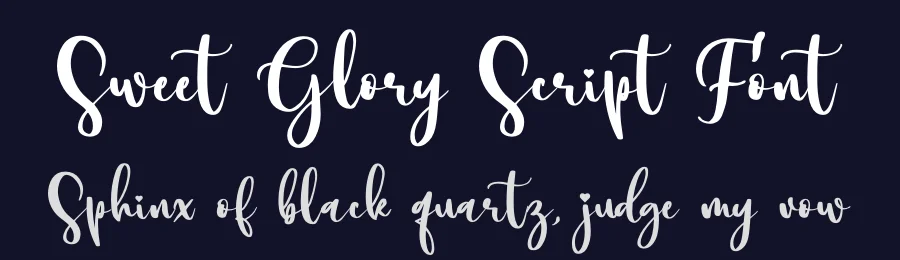 Sweet Glory Script Font by letterenastudios — Script Handwritten Font — thumbnail 2