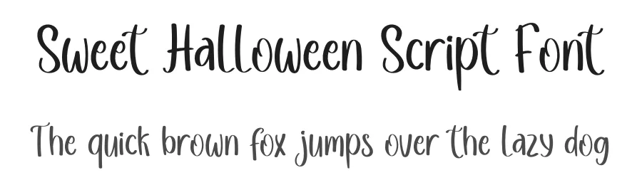 Sweet Halloween Script Font by inermediaSTUDIO — Display Font