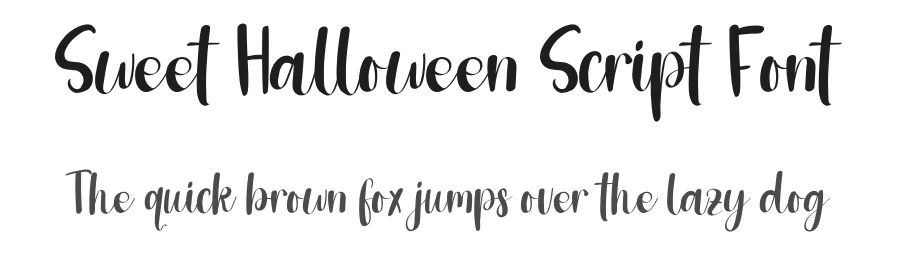 Sweet Halloween Script Font by inermediaSTUDIO — Script Handwritten Font
