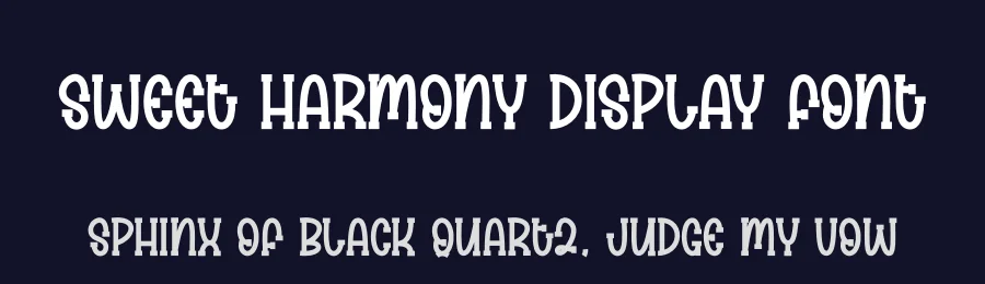 Sweet Harmony Display Font by andikastudio — Display Font — thumbnail 2