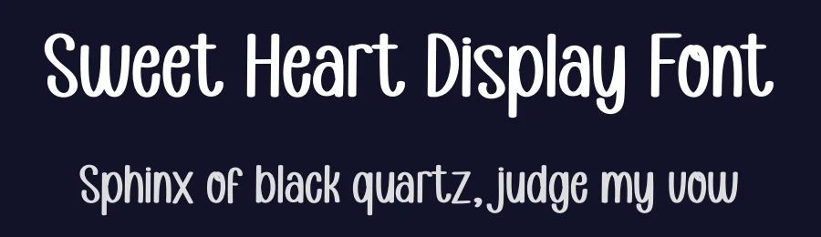 Sweet Heart Display Font by andikastudio — Display Font — thumbnail 2