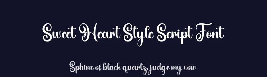 Sweet Heart Style Script Font by freshtypeink — Script Handwritten Font — thumbnail 2