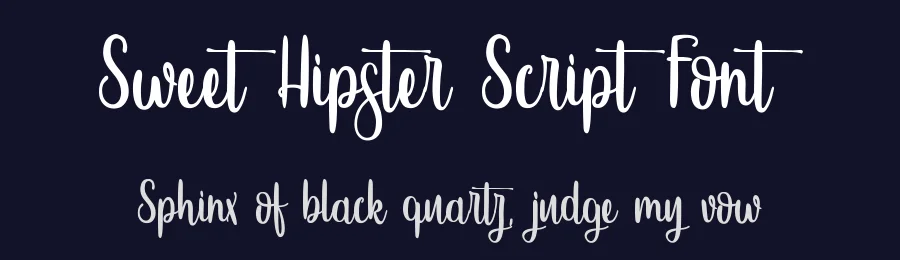 Sweet Hipster Script Font by Hamilton — Script Handwritten Font — thumbnail 2