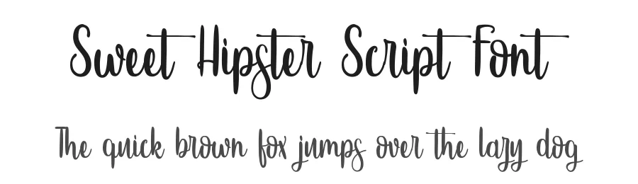 Sweet Hipster Script Font by Hamilton — Script Handwritten Font