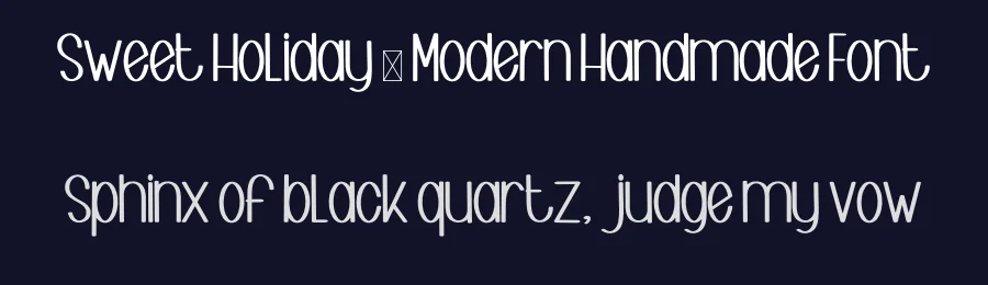 Sweet Holiday – Modern Handmade Font by inermediaSTUDIO — Display Font — thumbnail 2