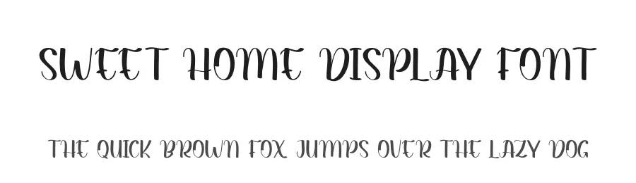Sweet Home Display Font by andikastudio — Script Handwritten Font