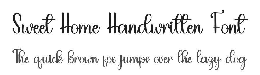Sweet Home Handwritten Font by inermediaSTUDIO — Script Handwritten Font