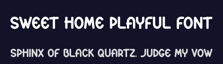 Sweet Home Playful Font by andikastudio — Display Font — thumbnail 2