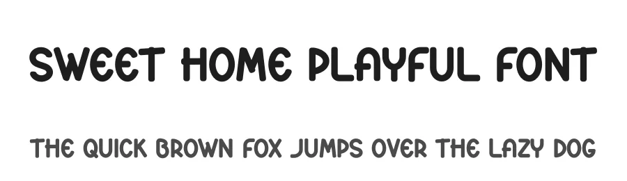 Sweet Home Playful Font by andikastudio — Display Font