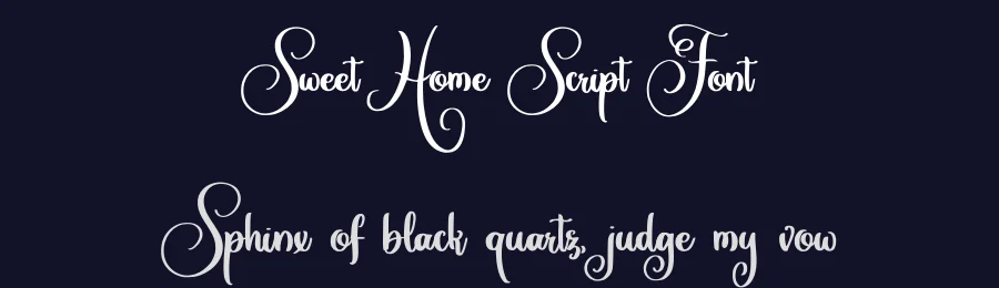Sweet Home Script Font by Abodaniel — Script Handwritten Font — thumbnail 2
