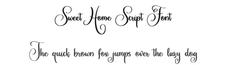 Sweet Home Script Font by Abodaniel — Script Handwritten Font