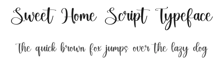 Sweet Home Script Typeface by inermediaSTUDIO — Script Handwritten Font