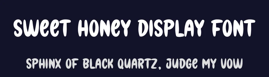 Sweet Honey Display Font by creativeletter — Display Font — thumbnail 2