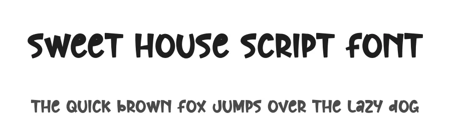 Sweet House Script Font by andikastudio β Display Font