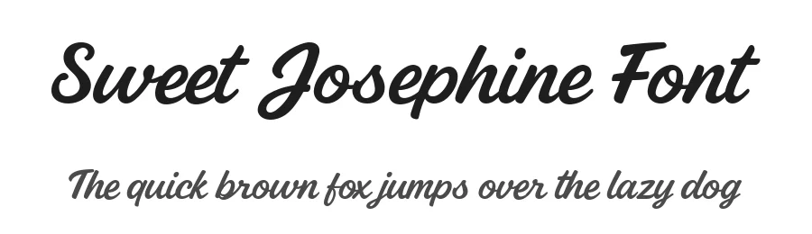 Sweet Josephine Font by Fikryal Studio — Script Handwritten Font