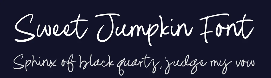 Sweet Jumpkin Font by Timur type — Script Handwritten Font — thumbnail 2