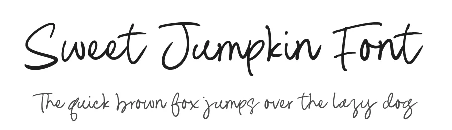 Sweet Jumpkin Font by Timur type — Script Handwritten Font