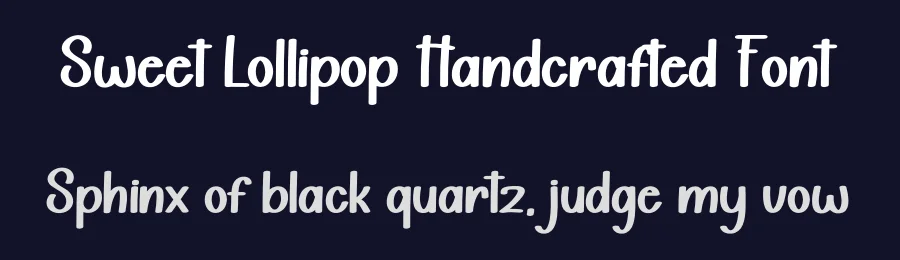 Sweet Lollipop Handcrafted Font by inermediaSTUDIO — Display Font — thumbnail 2