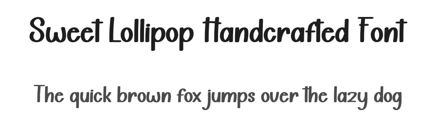 Sweet Lollipop Handcrafted Font by inermediaSTUDIO — Display Font