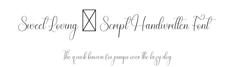 Sweet Loving – Script Handwritten Font by freshtypeink — Script Handwritten Font
