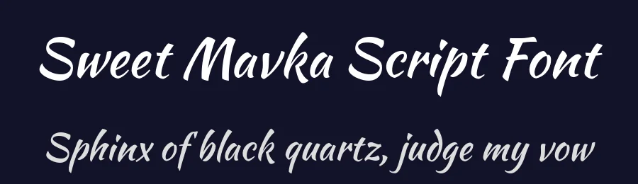 Sweet Mavka Script Font by CherryVishnya — Script Handwritten Font — thumbnail 2