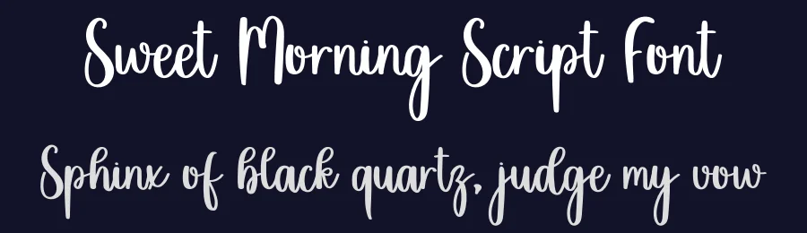 Sweet Morning Script Font by inermediaSTUDIO — Script Handwritten Font — thumbnail 2