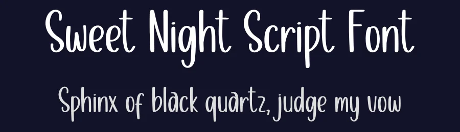 Sweet Night Script Font by inermediaSTUDIO — Display Font — thumbnail 2