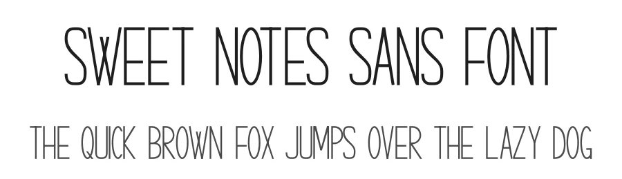 Sweet Notes Sans Font by Craftedtype — Decorative Font