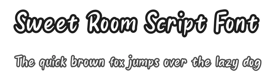 Sweet Room Script Font by andikastudio β Script Handwritten Font