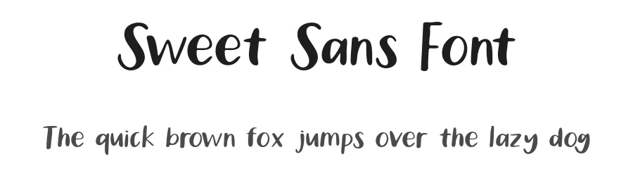Sweet Sans Font by roomspace.cl — Script Handwritten Font