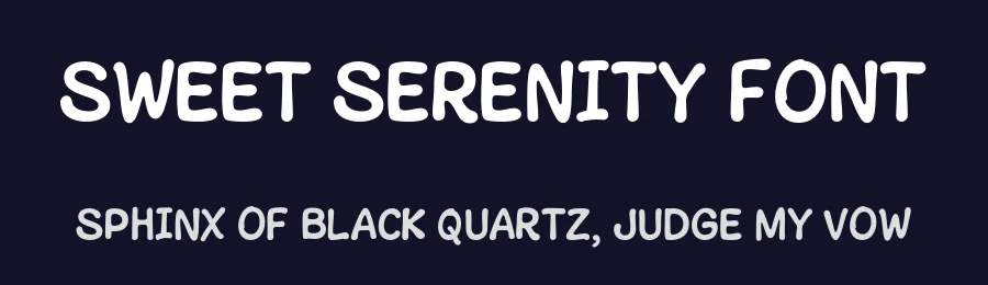 Sweet Serenity Font by grezlinestudio — Decorative Font — thumbnail 2