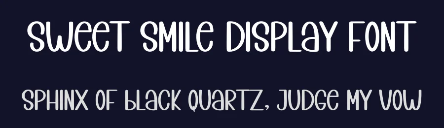 Sweet Smile Display Font by inermediaSTUDIO — Display Font — thumbnail 2