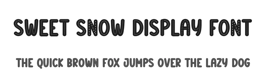 Sweet Snow Display Font by creativeletter — Display Font