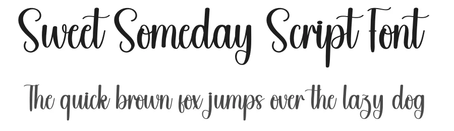 Sweet Someday Script Font by andikastudio — Script Handwritten Font