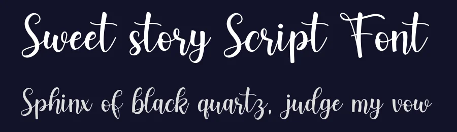 Sweet story Script Font by planetz studio — Script Handwritten Font — thumbnail 2