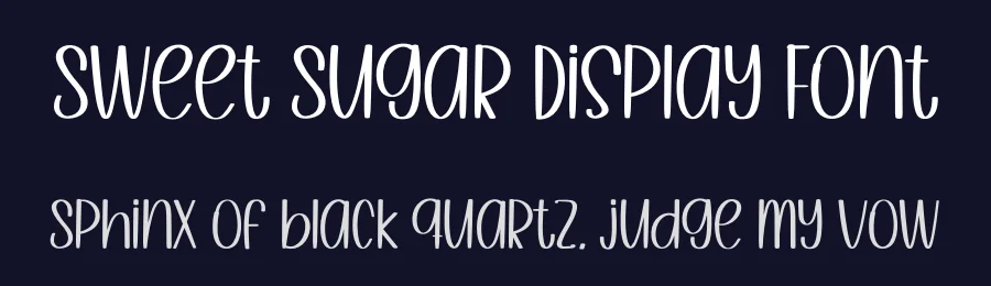 Sweet Sugar Display Font by inermediaSTUDIO — Display Font — thumbnail 2
