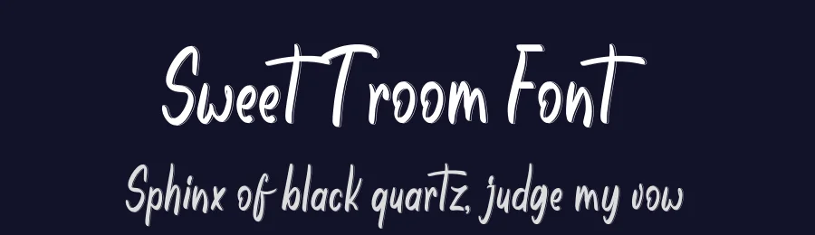 Sweet Troom Font by inermediaSTUDIO — Display Font — thumbnail 2