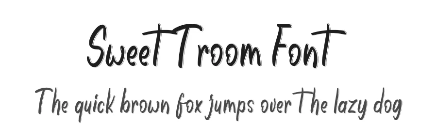 Sweet Troom Font by inermediaSTUDIO — Display Font