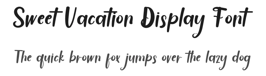 Sweet Vacation Display Font by inermediaSTUDIO — Display Font
