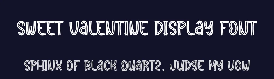 Sweet Valentine Display Font by andikastudio — Display Font — thumbnail 2