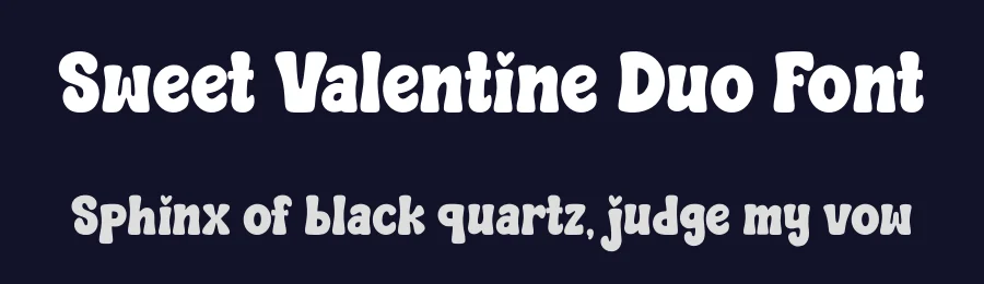 Sweet Valentine Duo Font by Siapgraph — Display Font — thumbnail 2