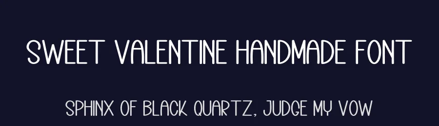 Sweet Valentine Handmade Font by freshtypeink — Display Font — thumbnail 2