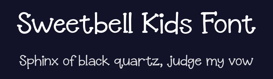 Sweetbell Kids Font by letterhanna — Script Handwritten Font — thumbnail 2