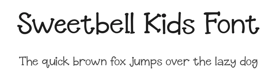 Sweetbell Kids Font by letterhanna — Script Handwritten Font