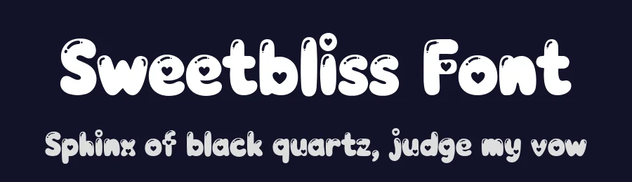 Sweetbliss Font by letterhanna — Display Font — thumbnail 2